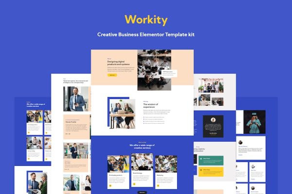 Workity- Creative Business Elementor Template kit