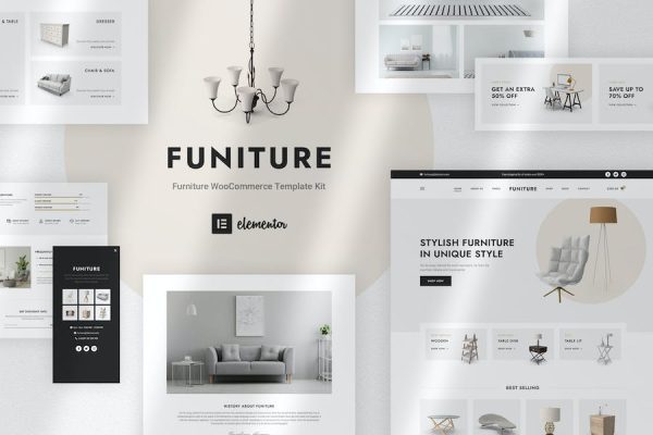 Funiture - Furniture Shop Elementor Template Kit