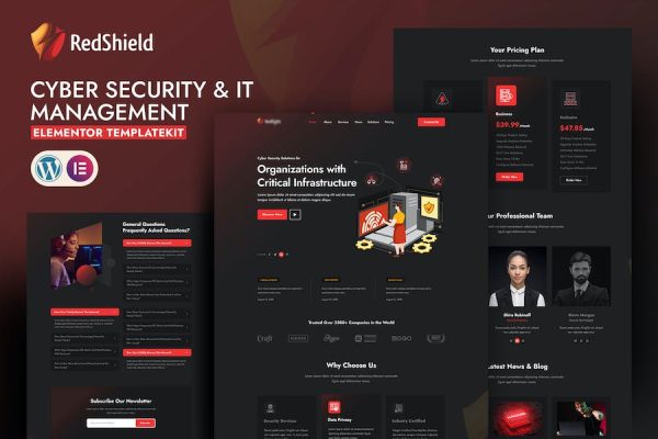 RedShield Cyber Security & IT Management Template Kit