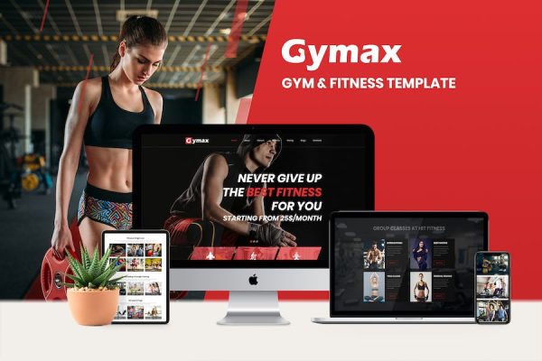 Gymax - Gym & Fitness  Elementor Template Kit