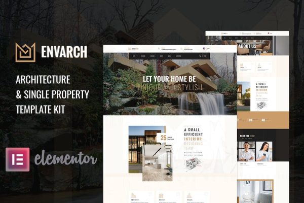EnvArch ? Architecture & Single Property Elementor Template Kit