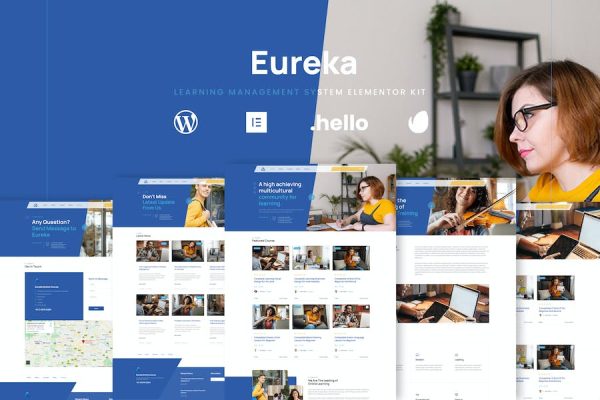 Eureka - Online Learning Elementor Template Kit