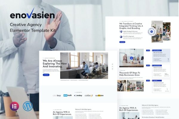 Enovasien - Creative Agency Elementor Template Kit
