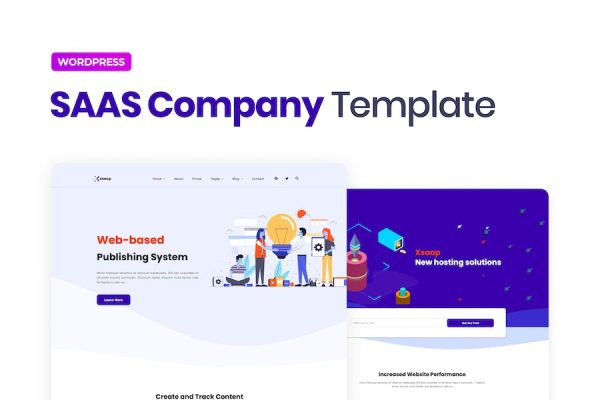 Xsapp ? SAAS Company Elementor Template Kit