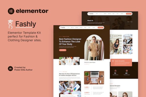 Fashly ? Fashion & Clothing Designer Elementor Template Kit