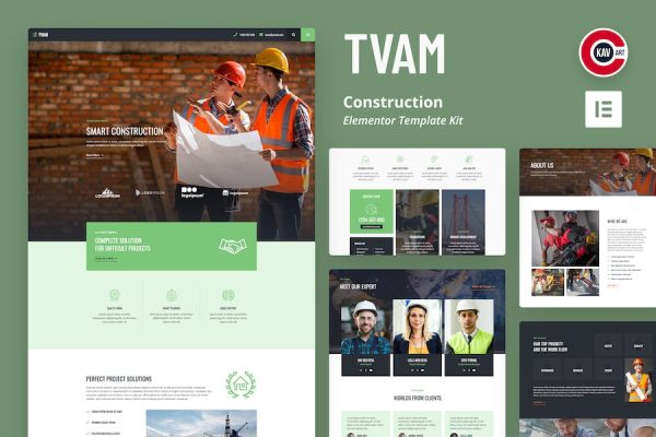 Tvam - Construction Elementor Template Kit (Copy)