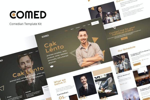 Comed  - Comedian Elementor Template Kit