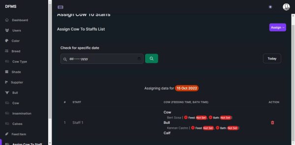 Dairy Farm Management System - Laravel PHP Source Code
