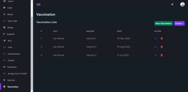 Dairy Farm Management System - Laravel PHP Source Code