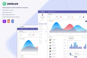 Download Admin -  Admin Dashboard Template Zoogler Bootstrap 4 Admin Dashboard Template