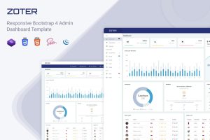 Download Admin - Admin Dashboard Template Zoter Zoter is a bootstrap 4 based fully responsive admin template.