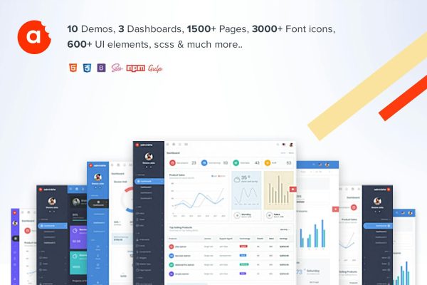 Download AdminBite Powerful Bootstrap 4 Admin Template Powerful Bootstrap 4 Admin Template