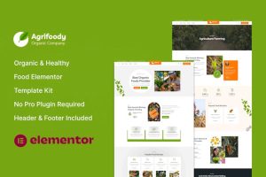 Download Agrifoody - Organic & Healthy Food Elementor Template Kit