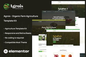 Download Agrois - Organic Farm Agriculture Template Kit