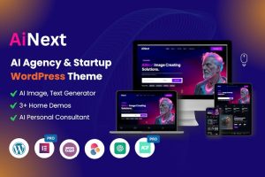 Download AiNext - AI Agency & Startup WordPress Theme