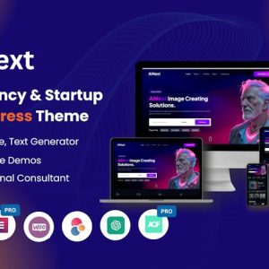 Download AiNext - AI Agency & Startup WordPress Theme