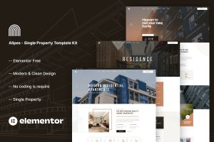 Download Alipes - Single Property Elementor Template Kit