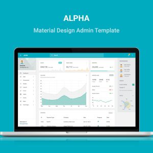 Download Alpha - Material Design Admin Template Alpha is clean and well designed template for any types of backend applications.