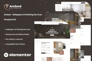 Download Ambed - Wallpapers & Painting Services Template Kit