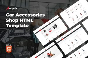 Download Aments - Car Accessories Shop HTML Template Aments has a combination of numerous convenient options and classy designs