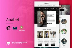 Download Anabel - E-commerce Responsive Email Template Create beautiful responsive e-mail templates for promoting your e-shop, business & services