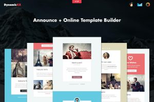 Download Announce - 4x Responsive Notification Email Announce - 4x Responsive Notification Email + Online Template Builder.