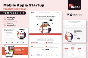 Download Appific - App Showcase Elementor Template Kit