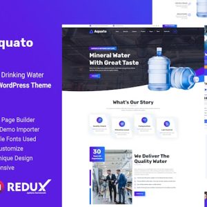 Download Aquato – Drinking Water Delivery WordPress Theme