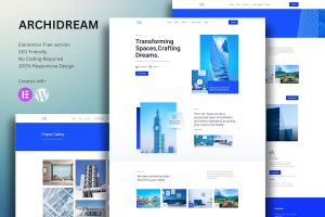 Download Archidream - Architecture Elementor Template Kit