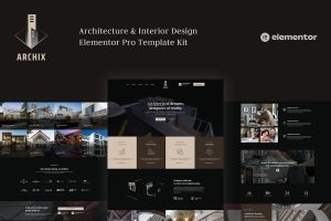 Download Archix - Architecture & Interior Design Elementor Pro Template Kit