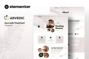 Download Arvedic - Beauty Treatment Elementor Template Kit