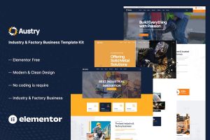 Download Austry - Industry & Factory Business Elementor Template Kit