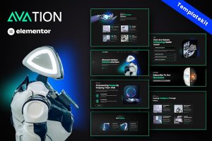 Download AVATION - Robotics & Artificial Intelligence Elementor Template Kit