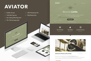 Download Aviator - Responsive Email + Themebuilder Access High quality responsive email newsletter template | MailChimp | Campaign Monitor supported