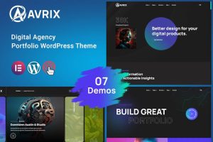 Download Avrix - Digital Agency Portfolio WordPress