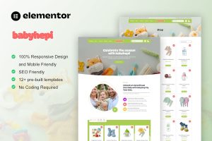 Download BabyHepi - Kids Store & Baby Shop Elementor Template Kit