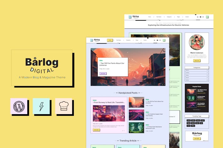 Download Barlog - A Modern Blog & Magazine Theme