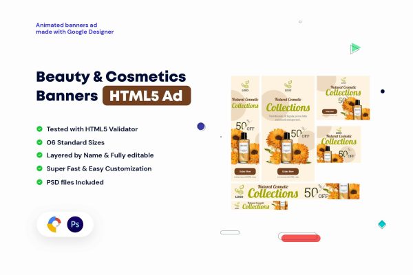 Download Beauty and Cosmetics Banners HTML5 - GWD & PSD Beauty and Cosmetics Banners HTML5 - GWD & PSD