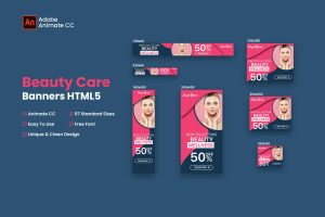 Download Beauty Care HTML5 Banner Ad - Animate CC Beauty Care HTML5 Banner Ad - Animate CC