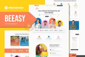 Download Beeasy - Virtual Assistant Elementor Pro Template Kit