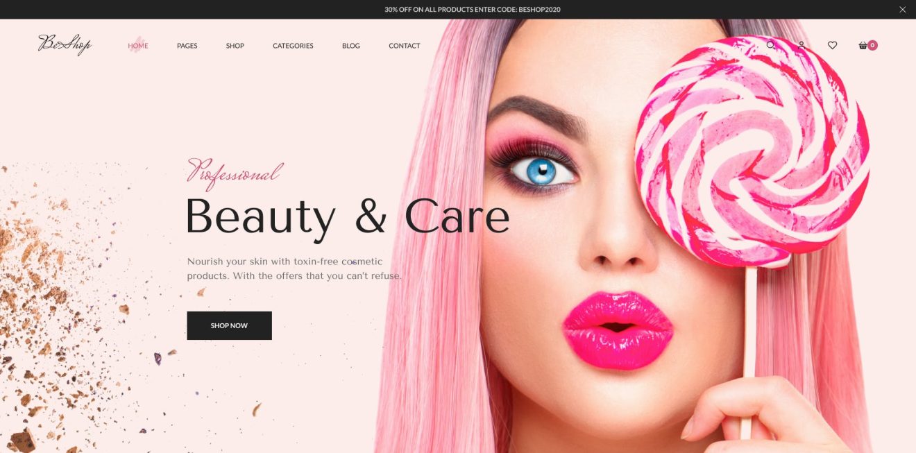 BeShop - Beauty eCommerce HTML Template - Prime Access
