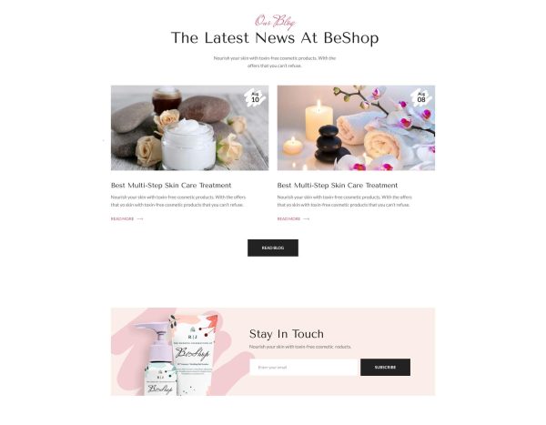 Download BeShop - Beauty eCommerce HTML Template
