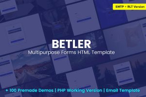Download Betler - Multipurpose Forms HTML Template 100 Premade Demos