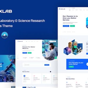 Download Bioxlab - Laboratory & Science Research WP Theme