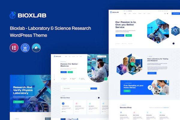 Download Bioxlab - Laboratory & Science Research WP Theme