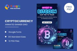 Download Bit Coin Banner Animated Banner GWD Bit Coin Banner Animated Banner GWD