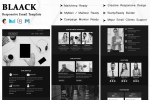 Download Blaack - Multipurpose Responsive Email Template Best marketing email template for your email campaign