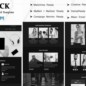 Download Blaack - Multipurpose Responsive Email Template Best marketing email template for your email campaign