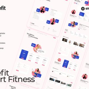 Download Bnefit - Gym & Fitness Center Elementor Template Kit