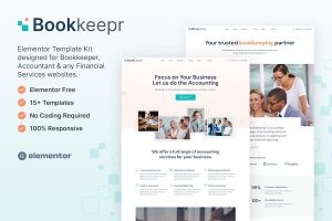 Download BookKeepr – Bookkeeping & Accounting Service Elementor Template Kit